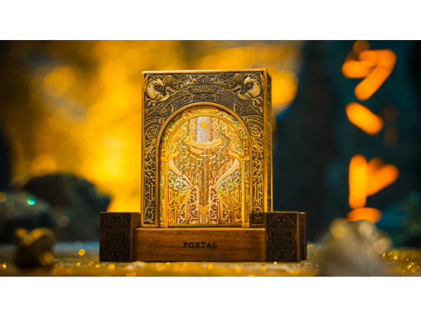 Portal Walnut Boxset Playing Cards by Ark Playing Cards