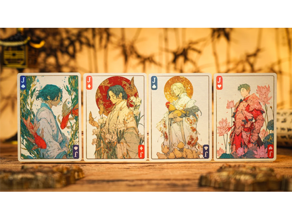 Ancient Relics Gem Playing Card by 52 Muse (Pink)