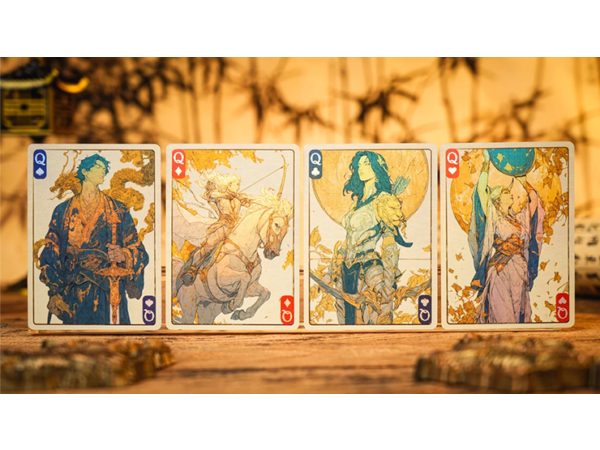 Ancient Relics Gem Playing Card by 52 Muse (Pink)