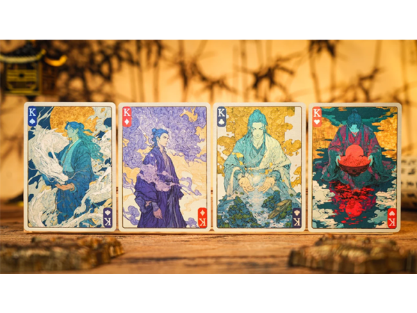 Ancient Relics Gem Playing Card by 52 Muse (Pink)