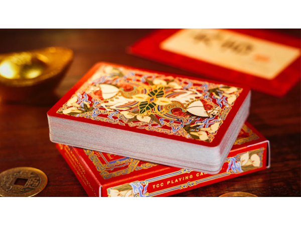 Year of the Horse (Red) Playing Cards by TCC Fashion