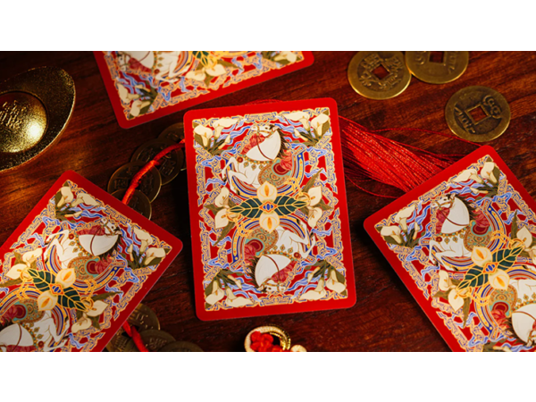 Year of the Horse (Red) Playing Cards by TCC Fashion