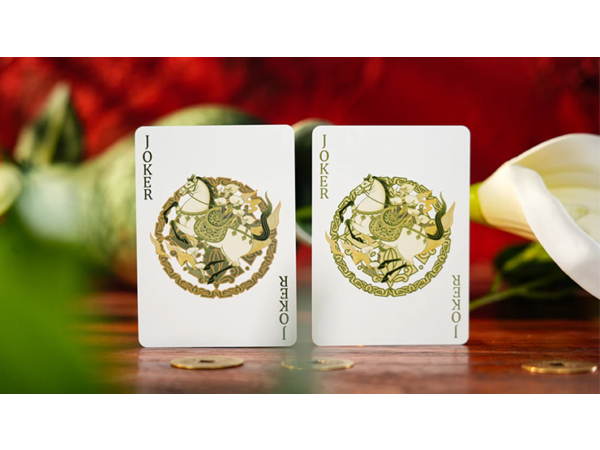 Year of the Horse (Green) Playing Cards by TCC Fashion