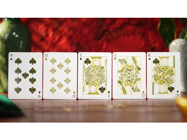 Year of the Horse (Green) Playing Cards by TCC Fashion