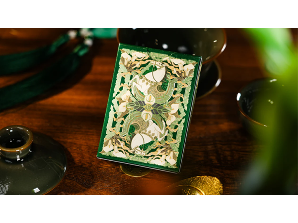 Year of the Horse (Green) Playing Cards by TCC Fashion