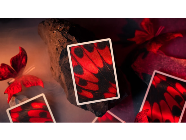 Morpho V2 (Carmine) Playing Cards by TCC Fashion