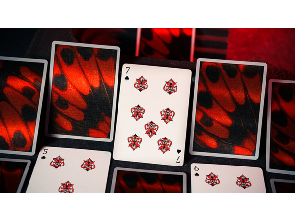 Morpho V2 (Carmine) Playing Cards by TCC Fashion
