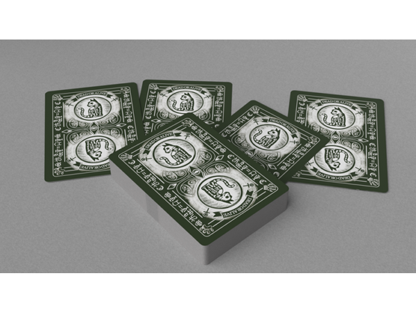 Schrodinger's Cat: Alive Green Edition Playing Cards