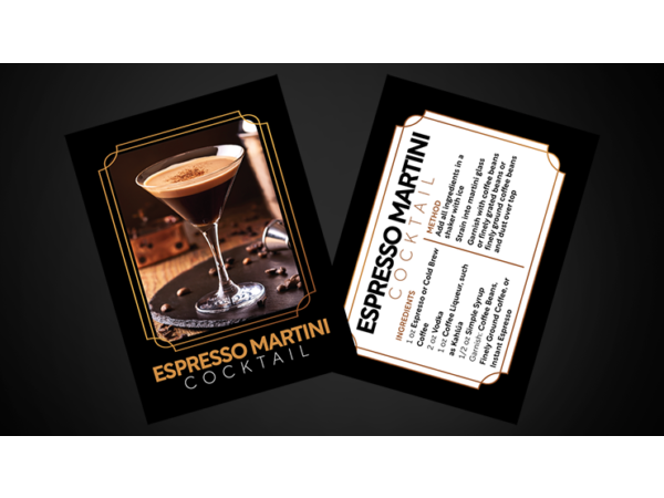 Cocktail Cards (Espresso Martini) by Svenpad