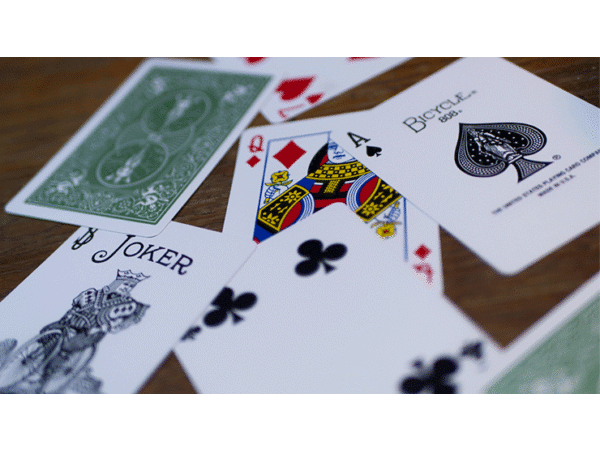 Bicycle Metallic Emerald Playing Cards