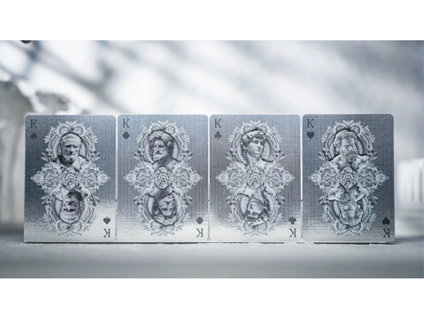 Alabaster David Luxury Playing Cards by TCC Fashion