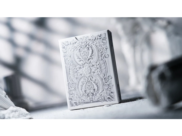 Alabaster Michelangelo Luxury Playing Cards by TCC Fashion
