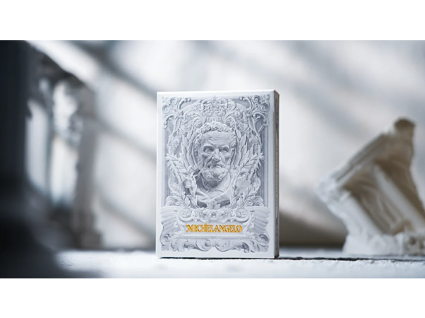 Alabaster Michelangelo Luxury Playing Cards by TCC Fashion