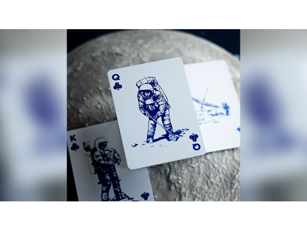 NASA HOLOGRAPHIC FOIL "MEATBALL" LOGO PLAYING CARDS