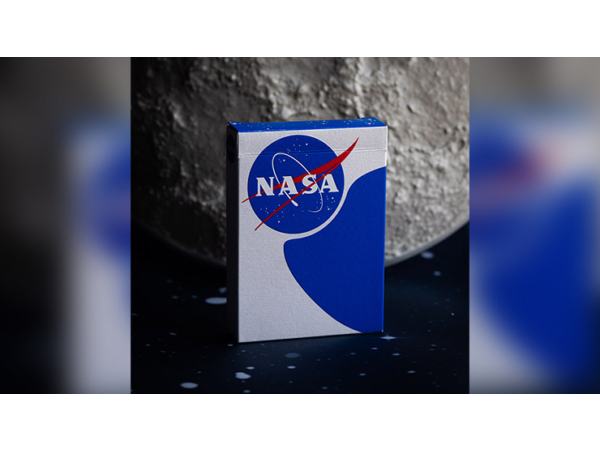 NASA HOLOGRAPHIC FOIL "MEATBALL" LOGO PLAYING CARDS