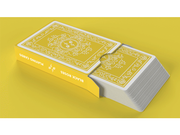 Black Roses Sunny Days Playing Cards