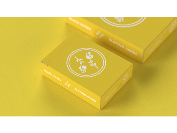 Black Roses Sunny Days Mini Playing Cards