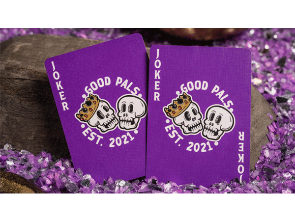 Good Pals Purple Foil Logo Playing Cards
