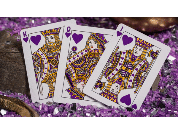 Good Pals Purple Foil Logo Playing Cards