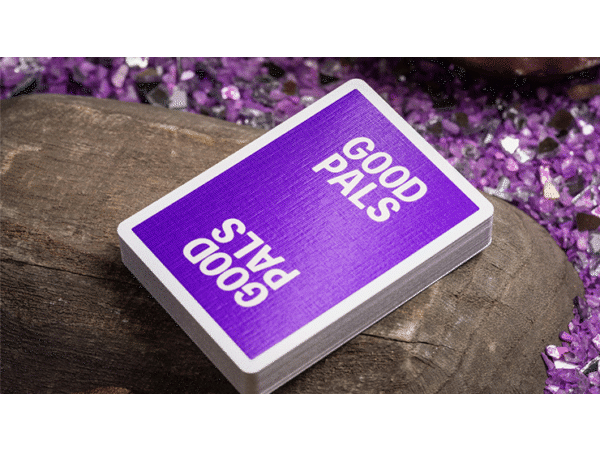 Good Pals Purple Foil Logo Playing Cards