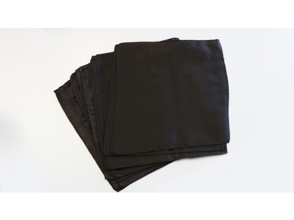 Silk 9 inch Premium 12 Pack bulk (Black) Magic by Gosh