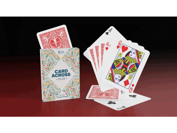 Card Across Plus by IARVEL MAGIC (Red)
