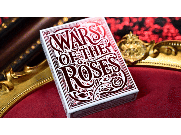 Wars of the Roses (2nd Edition Red Tuck- Gilded ) Playing Cards