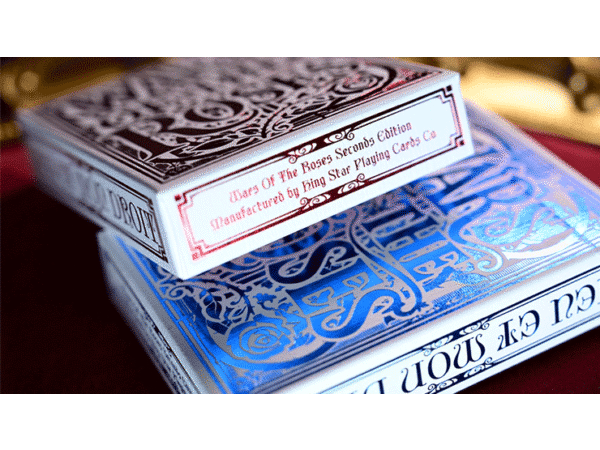 Wars of the Roses (Blue Tuck-2nd Edition Edge-dyed) Playing Cards
