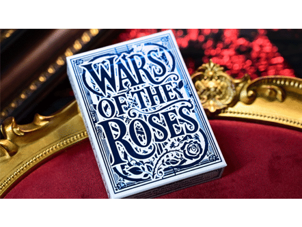 Wars of the Roses (Blue Tuck-2nd Edition Edge-dyed) Playing Cards