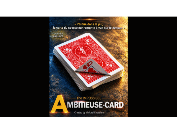 IMPOSSIBLE AMBITIEUSE CARD (BLUE) by Mickael Chatelain