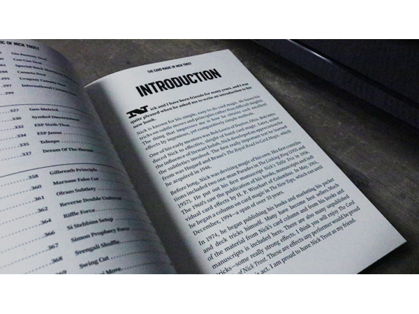 The Card Magic of Nick Trost - Book