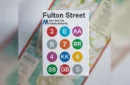 WHITE EDITION FULTON STREET MTA PLAYING CARDS (1972 VIGNELLI MAP EDITION) – Bild 1