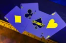Bicycle Neon Rider Back Yellow-Starburst Deck Playing Cards – Bild 2