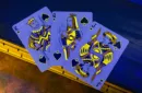 Bicycle Neon Rider Back Yellow-Starburst Deck Playing Cards – Bild 4