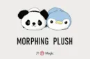 Morphing Plush (Panda to Penguin Blue) by Jackie Zhao and JT Magic – Image 1