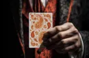 Paisley Ton sur Ton Poudre Orange workers Deck – Image 4