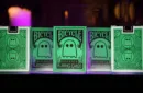 Bicycle Boo Back Playing Cards (Green) – Image 1