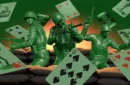 Army Men Playing Cards – Bild 4