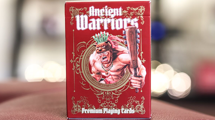 Ancient Warriors (Red) Playing Cards