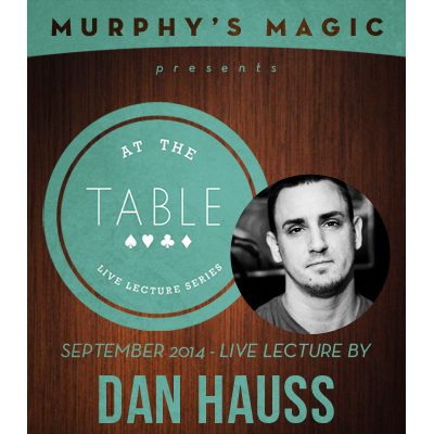 At the Table Live Lecture - Dan Hauss 9/10/2014 - video DOWNLOAD