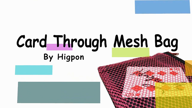 Card Through Mesh Bag by Higpon 