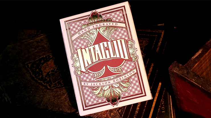 Intaglio Red Playing Cards by Jackson Robinson