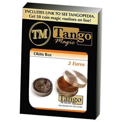 Okito Box (Brass) 2 Euro by Tango Magic  (B0004)