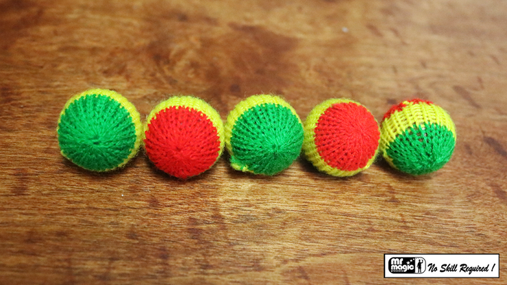Crochet 5 Ball Set Multicolor 1"