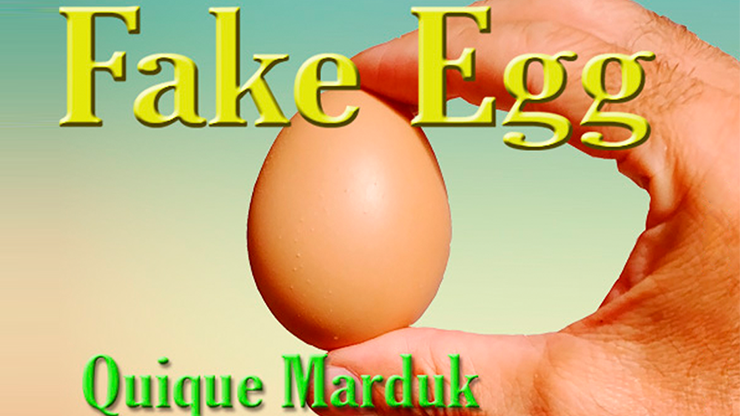 Fake Egg Brown by Quique Marduk / PVC Ei