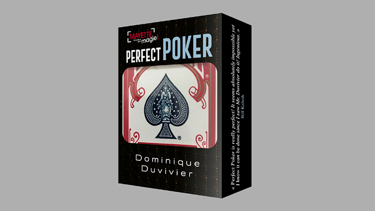 Perfect Poker (Gimmicks and Online Instructions) by Dominique Duvivier 