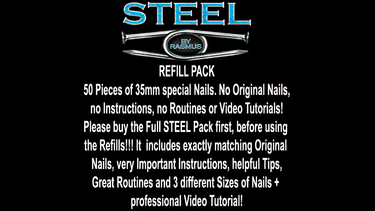 STEEL Refill Nails 50 ct. (35 mm) by Rasmus 