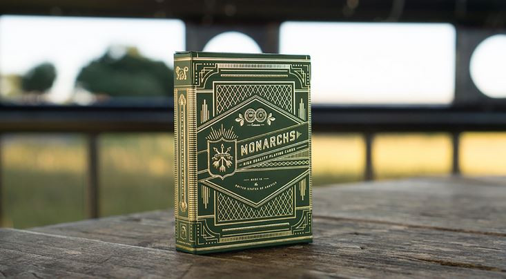 Monarch Playing Cards (Green) by Theory 11