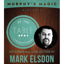 At the Table Live Lecture - Mark Elsdon 9/24/2014 - video DOWNLOAD