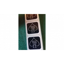 BLACK New Deck Stickers (100 SEALS) 